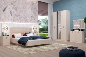 Модульная спальня Капри (Кураж-мебель)